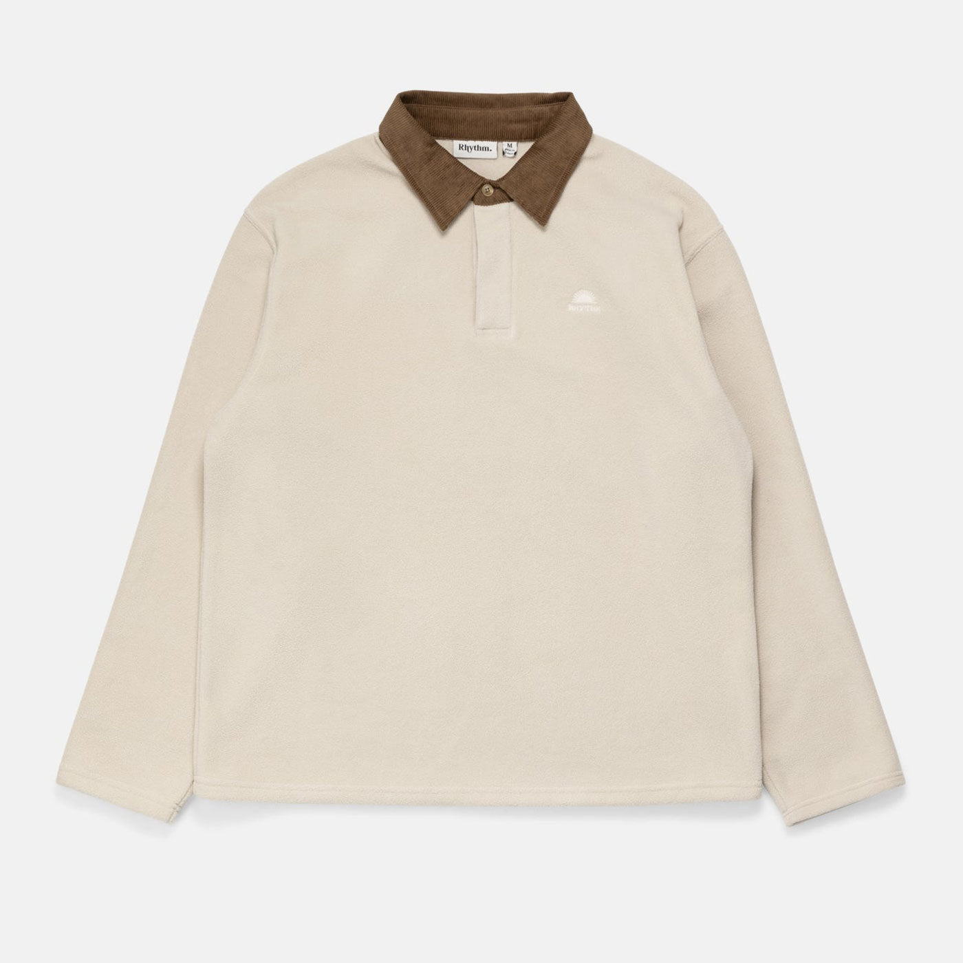 Rhythm - Awake Polar Fleece Polo - Natural