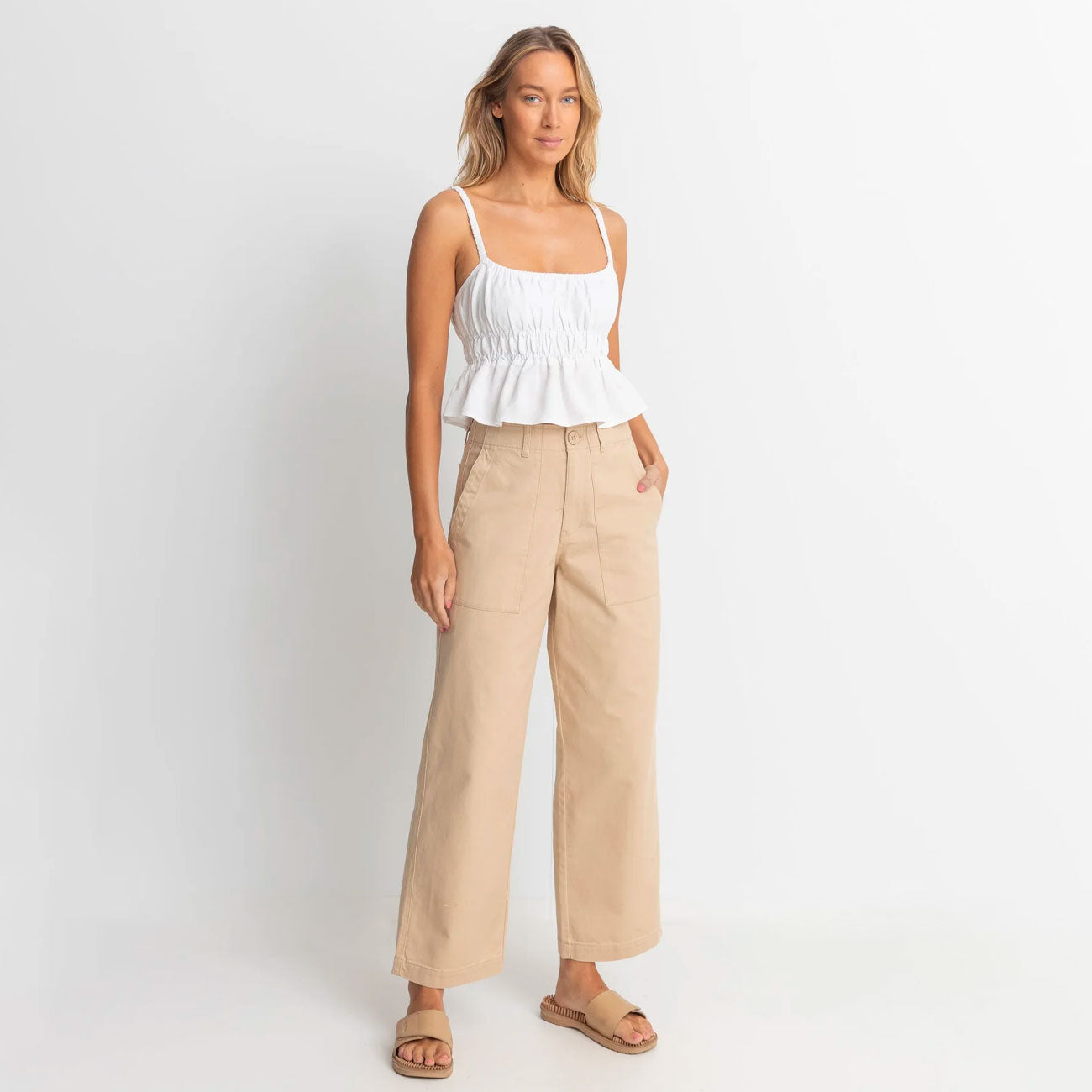 RHYTHM - FATIGUE PANT - Natural