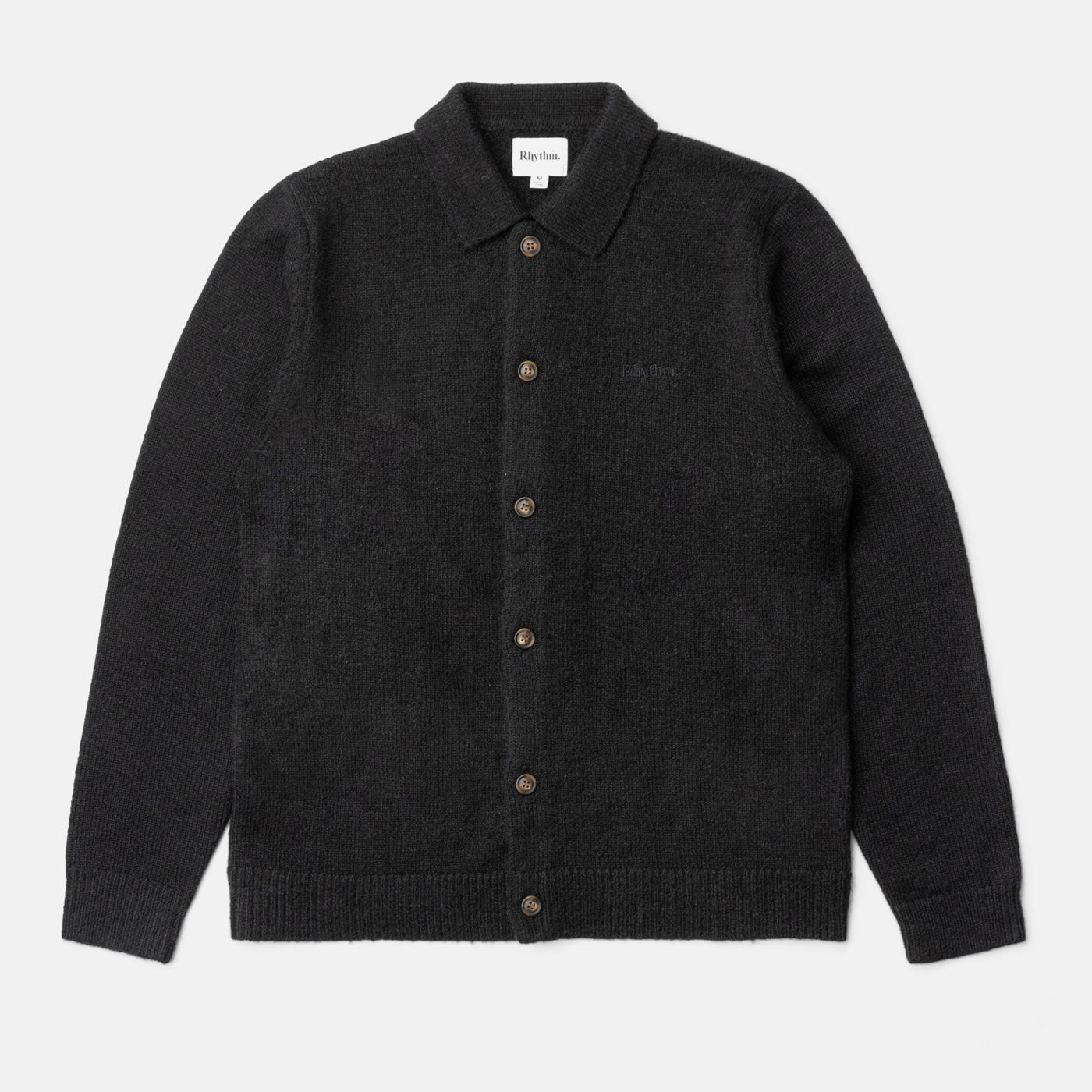 Rhythm - Mohair Button Up Knit - Black