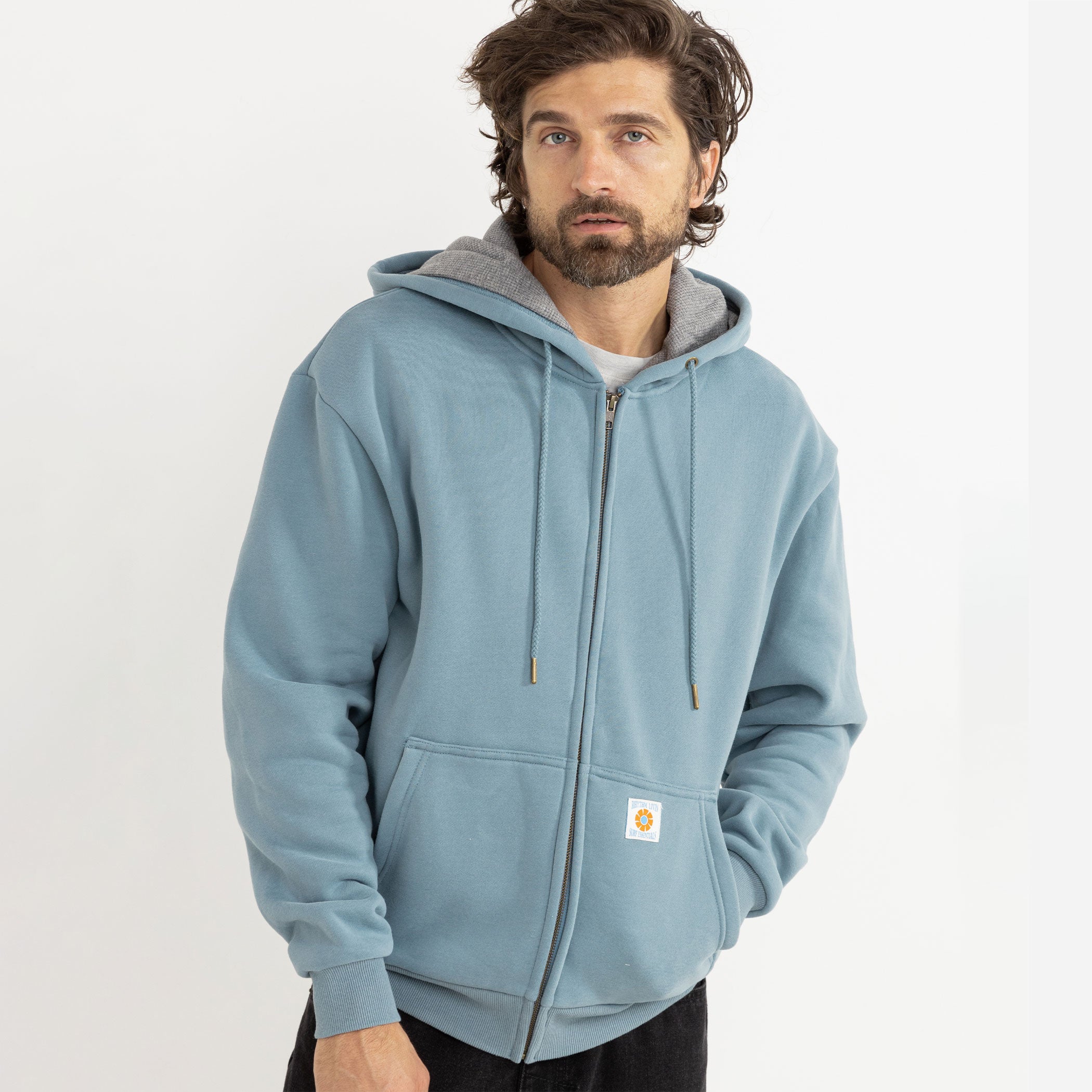 Rhythm - Thermal Fleece Zip - Slate