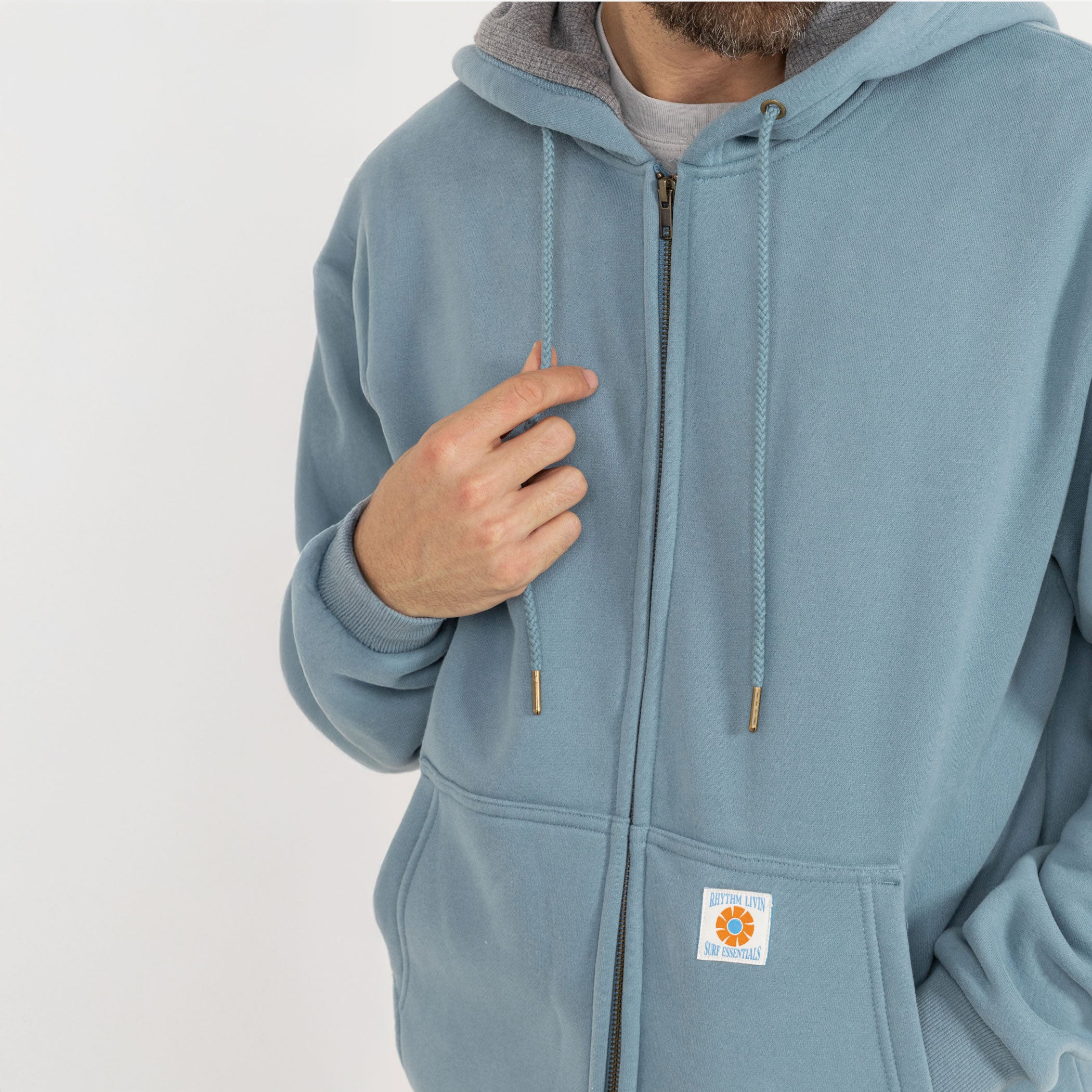 Rhythm - Thermal Fleece Zip - Slate