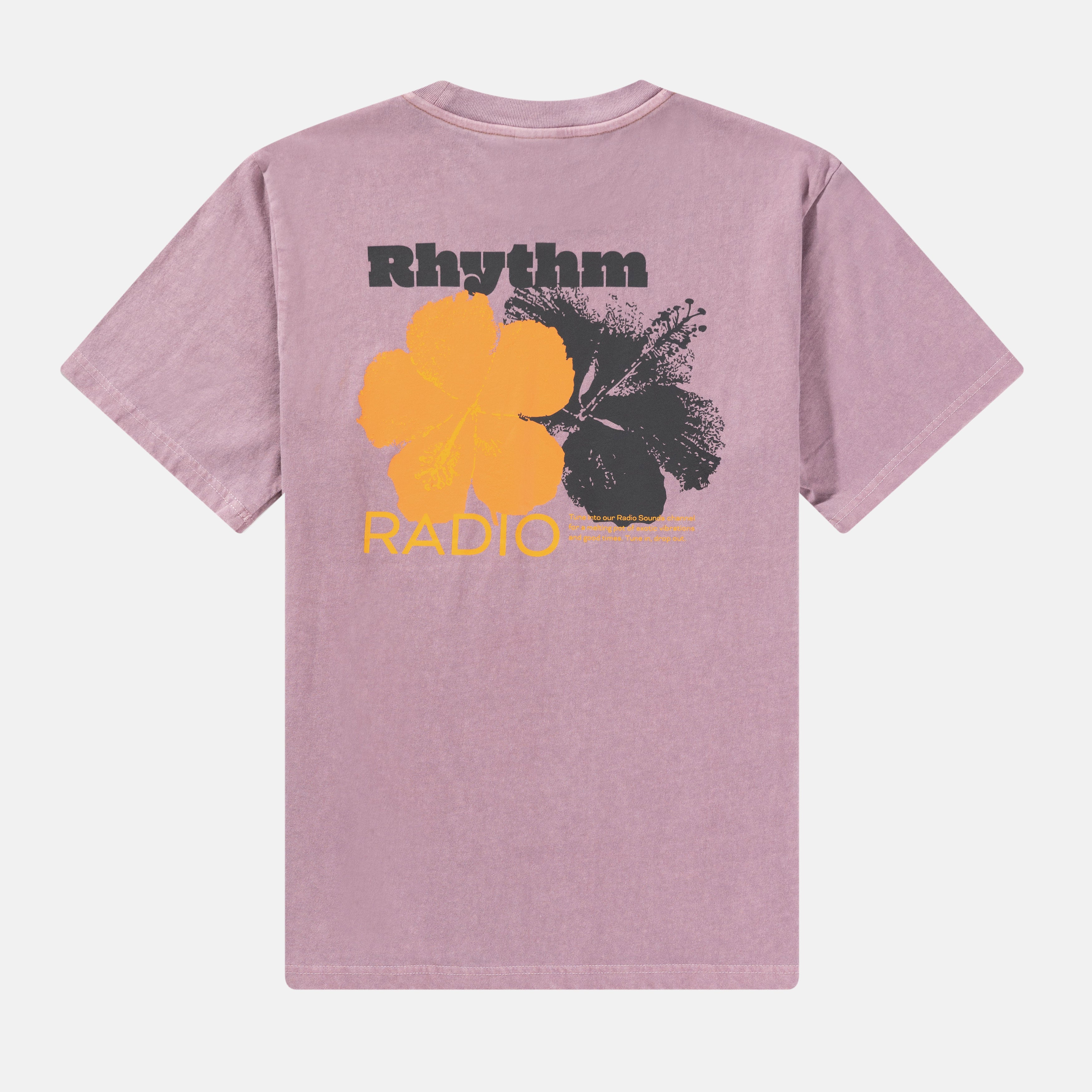 Rhythm - Tropic Radio Vintage SS T-Shirt - Grape
