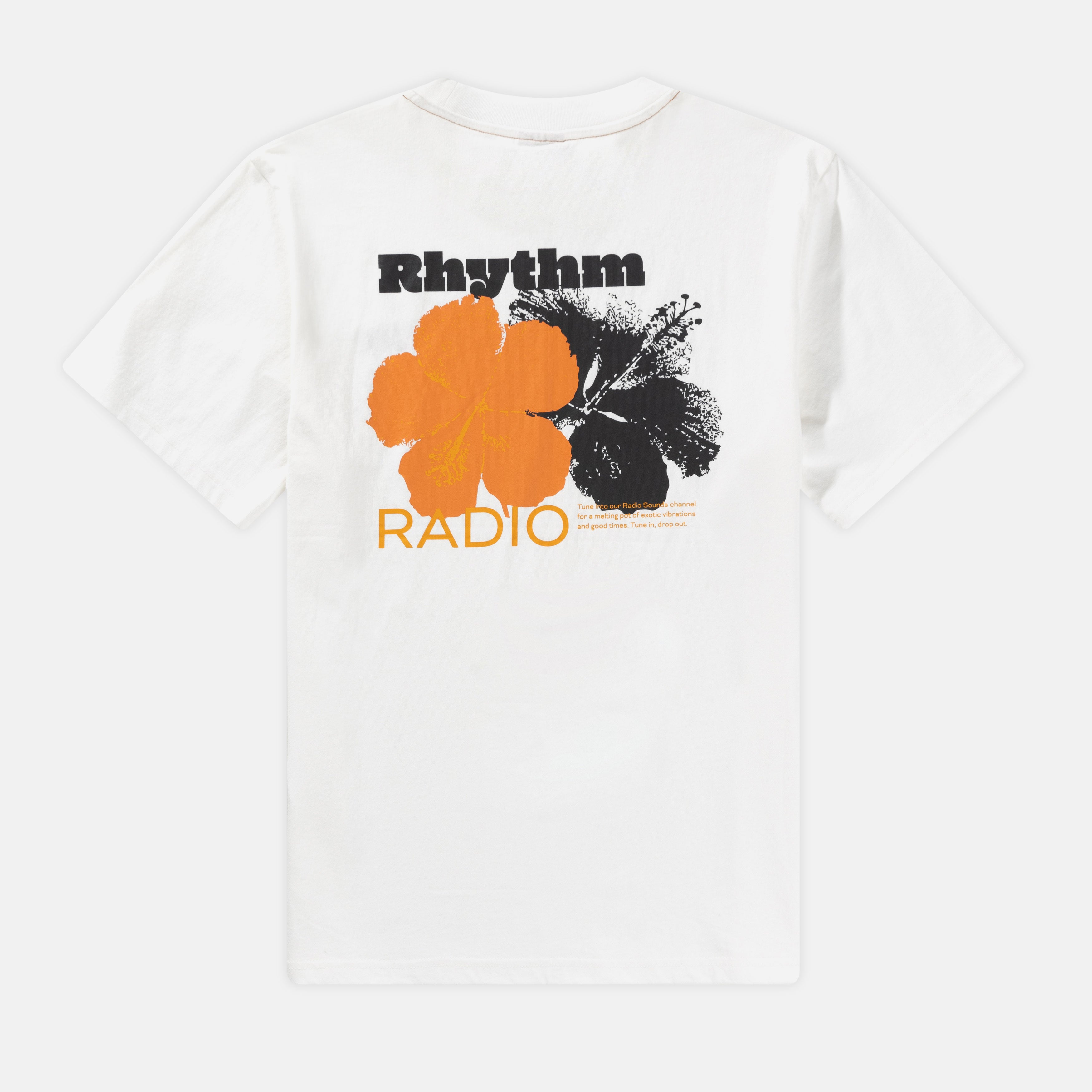 Rhythm - Tropic Radio Vintage SS T-Shirt - White