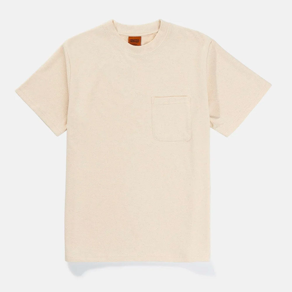 Rhythm - Vintage Terry SS T-Shirt - Natural