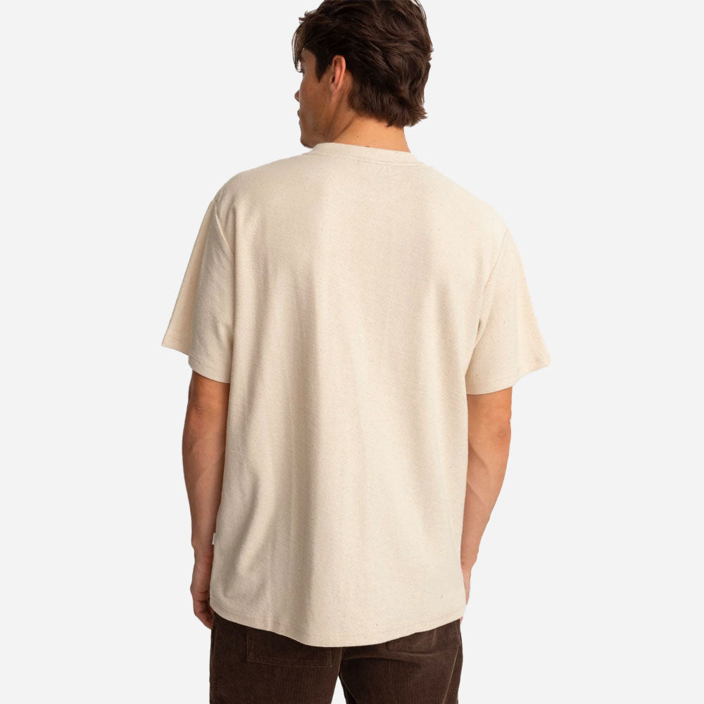 Rhythm - Vintage Terry SS T-Shirt - Natural