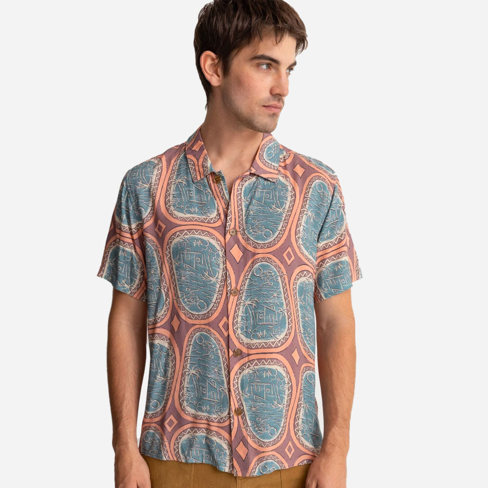RHYTHM - VISTA SS SHIRT - Rust
