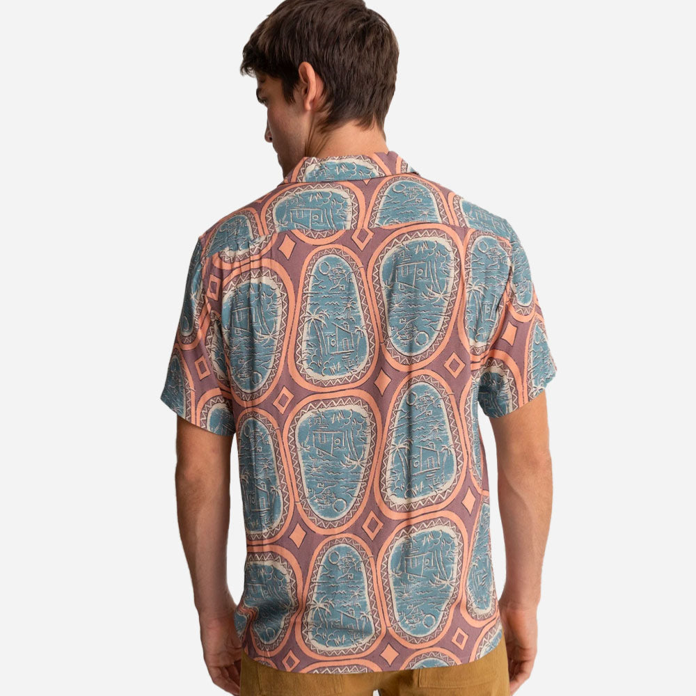 Rhythm - Vista ss shirt - Rust