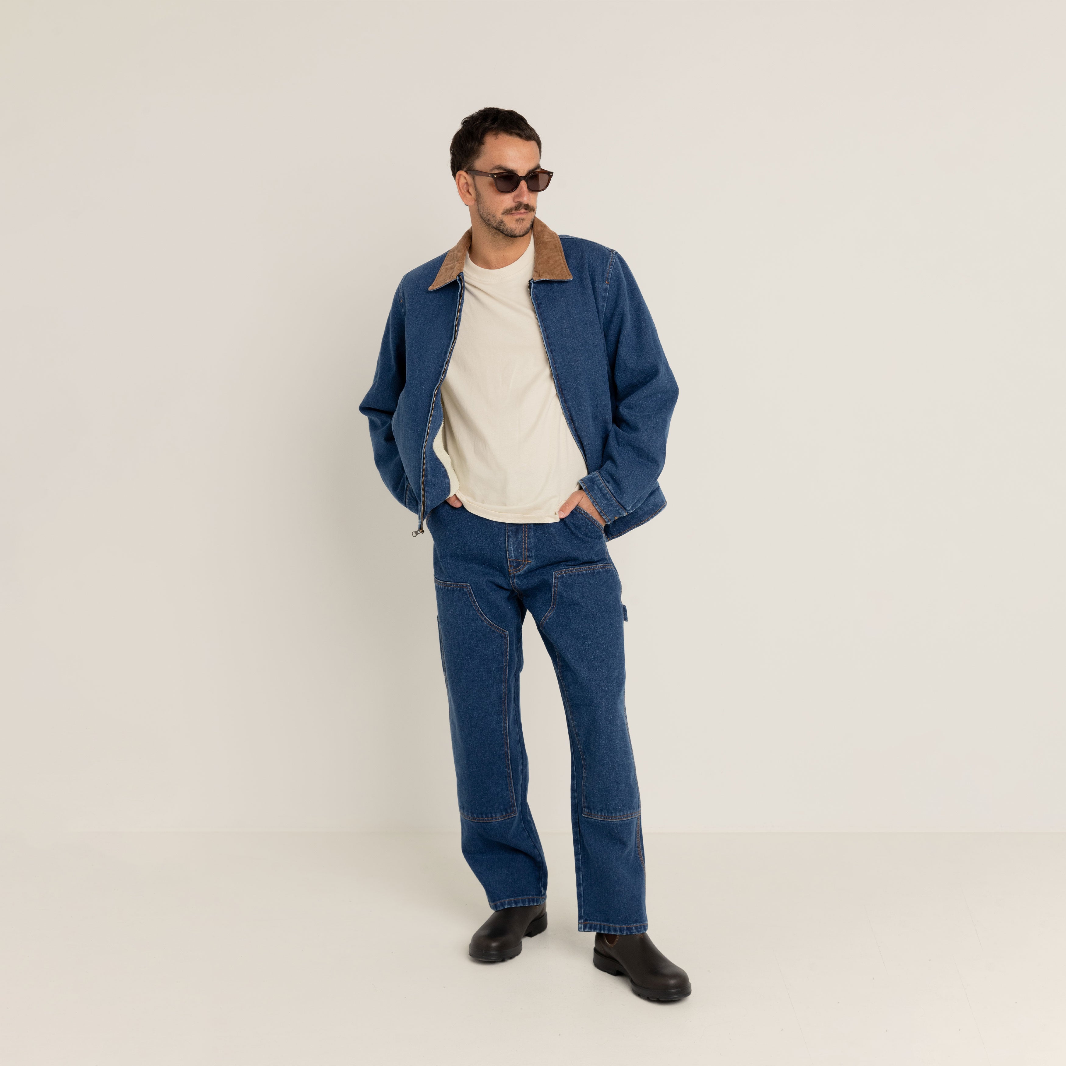 Rhythm - Washed Denim James Jacket - Blue Wash