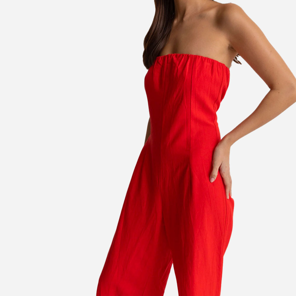 RHYTHM - MIMI JUMPSUIT - Red Sand