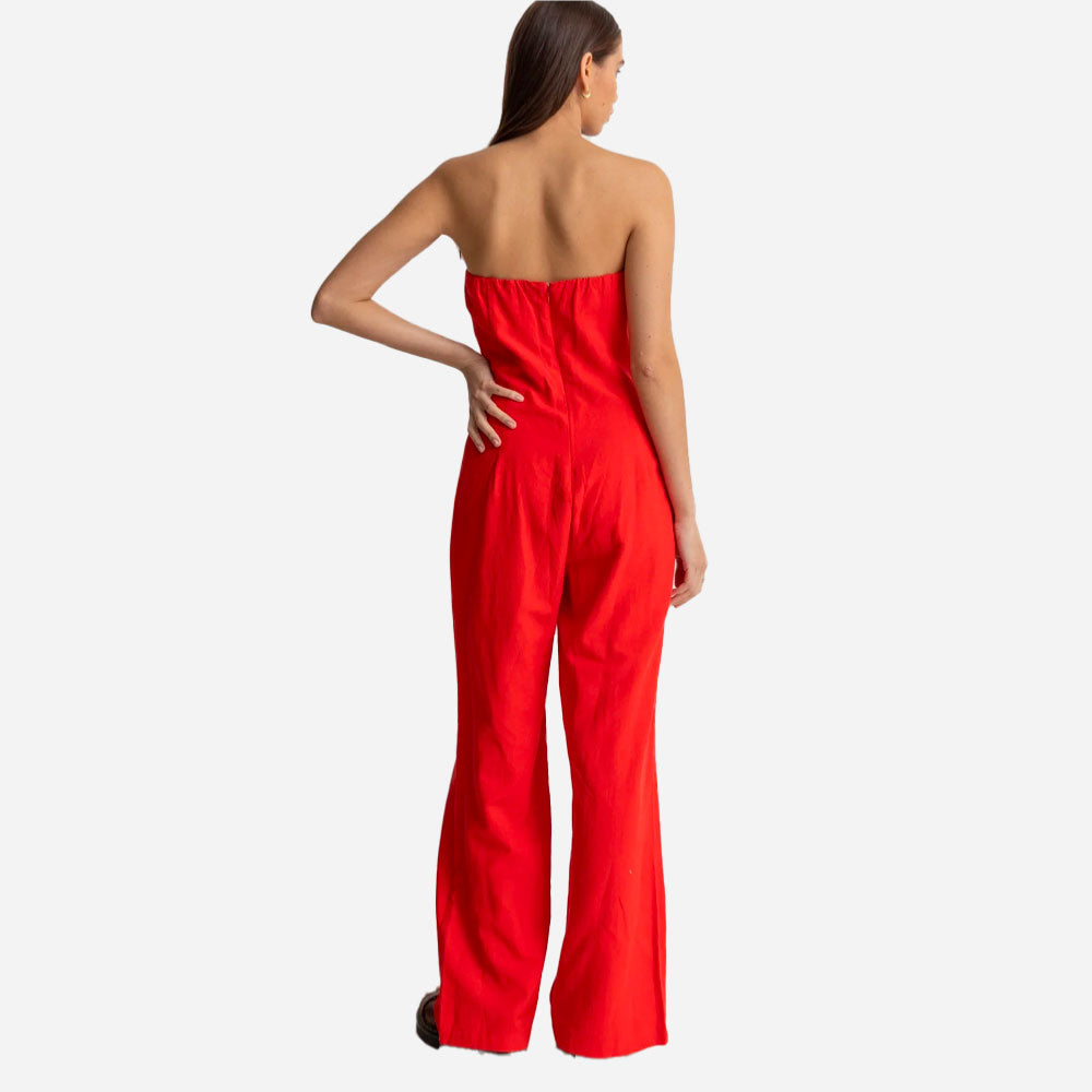 Rhythm - Mimi Jumpsuit - Red Sand