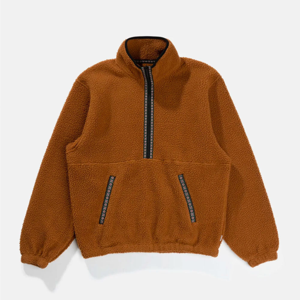 RHYTHM - SHERPA PULLOVER - Ochre