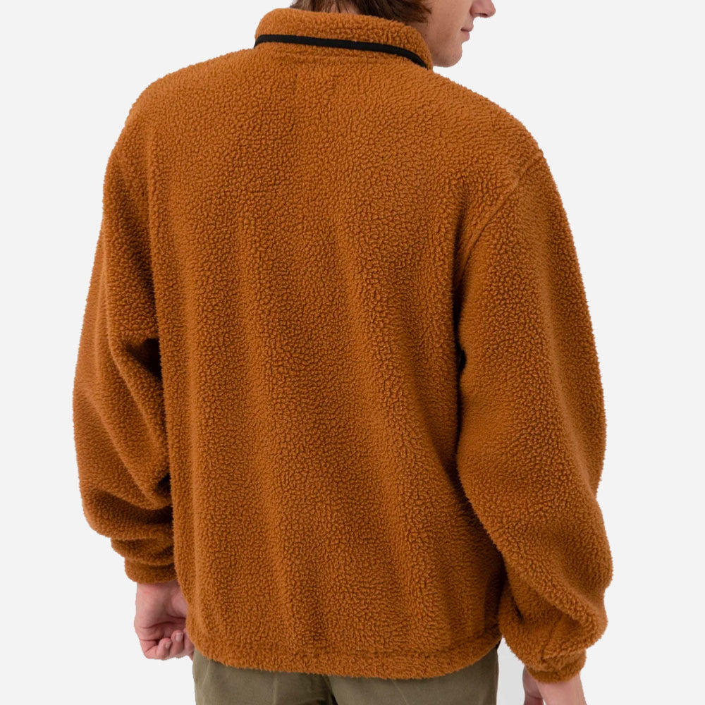 RHYTHM - SHERPA PULLOVER - Ochre