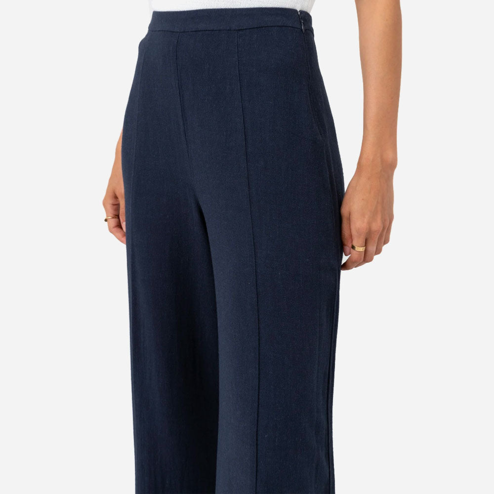 RHYTHM - WHITEHAVEN WIDE LEG PANT - Navy