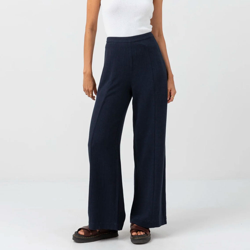 Rhythm - Whitehaven Wide Leg Pant - Navy