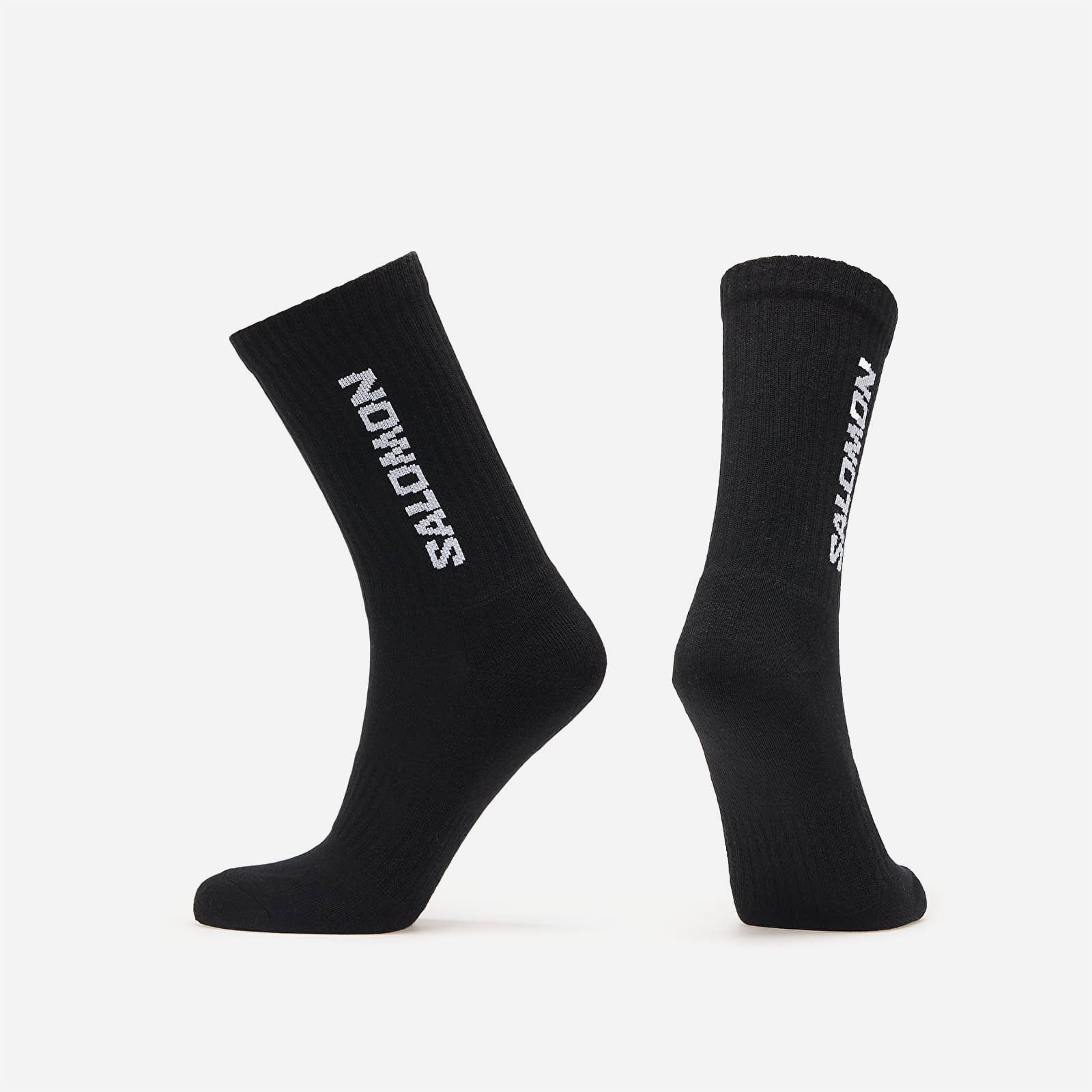 Salomon Sportstyle - Socks Everyday Crew 3 Pack - Black / White / Med Grey Melange