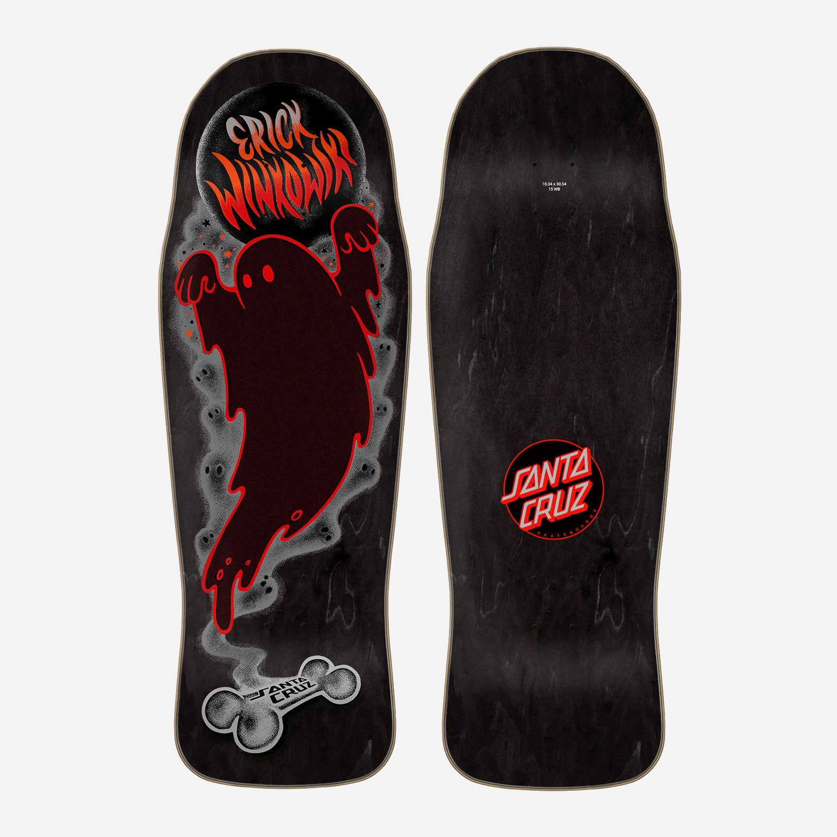 Santa Cruz - Winkowski Ghost Shaped Skateboard Deck