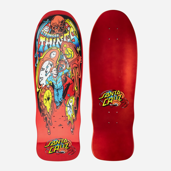 Santa Cruz Grabke Deck Stranger Things - Max & Melting Clock