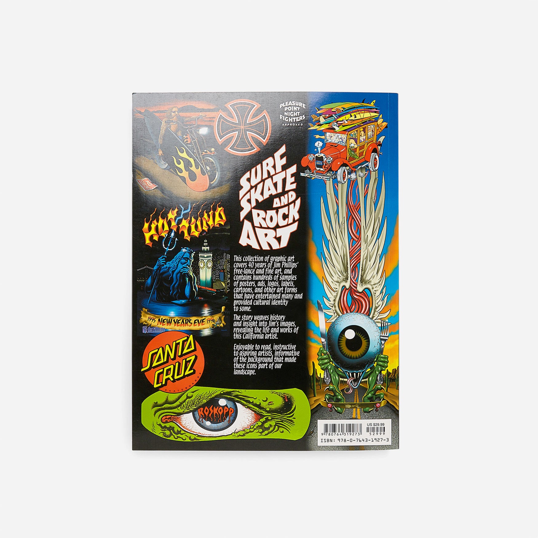 Santa Cruz - Surf, Skate & Rock Art of Jim Phillips Book