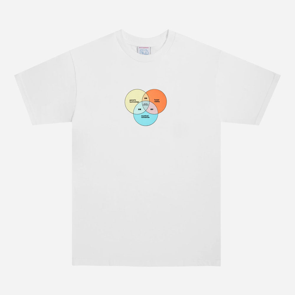 Sci-Fi Fantasy - Venn Diagram Tee - White