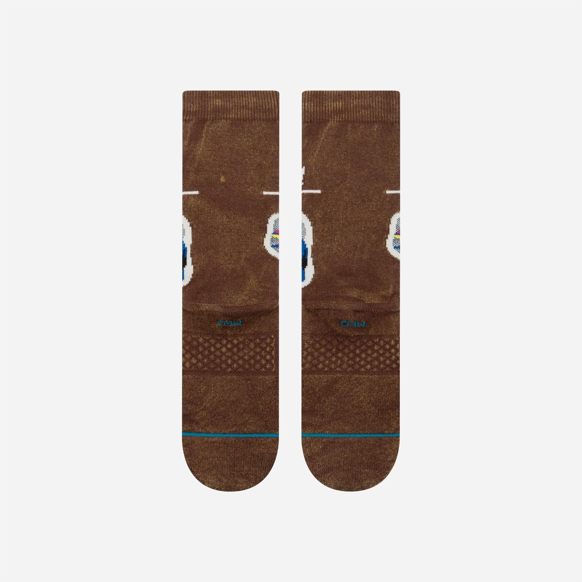 Stance x Beetlejuice - Recently Deceased Crew Sock - Brown