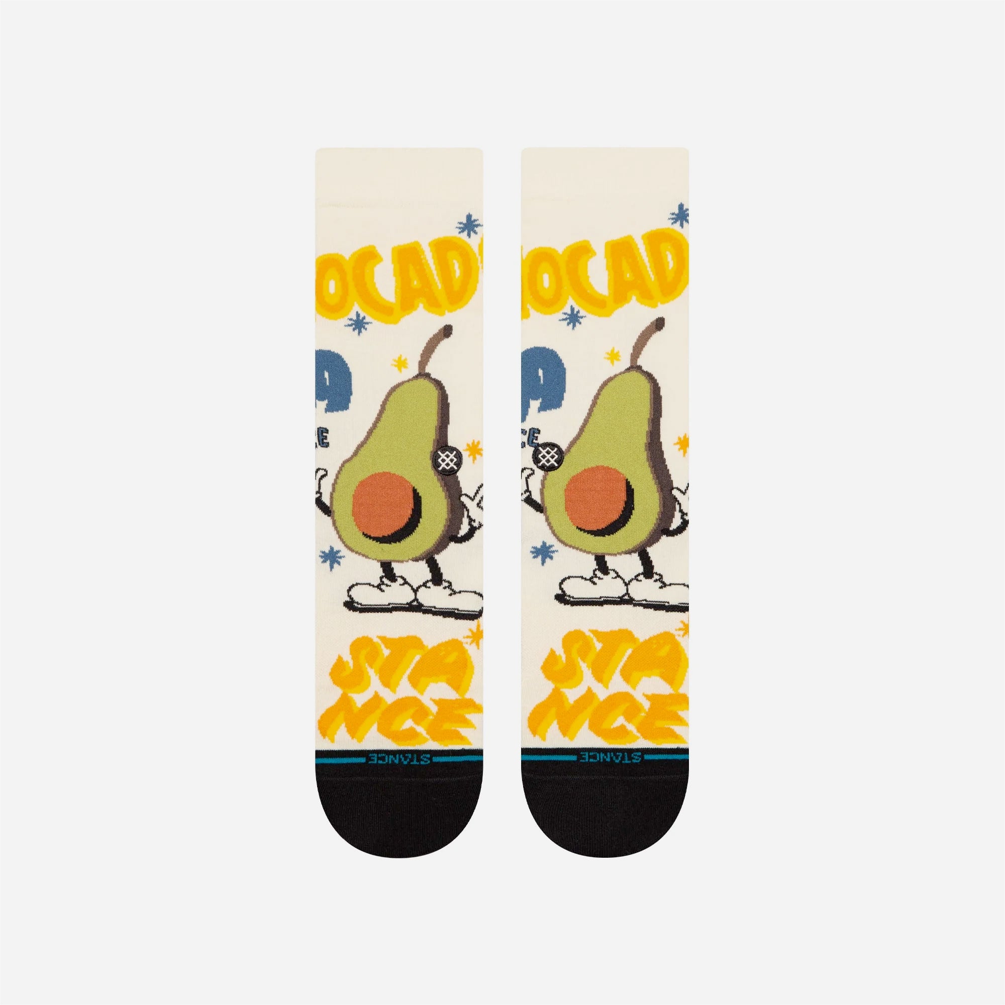 Stance - Food Stand Crew Sock - Canvas