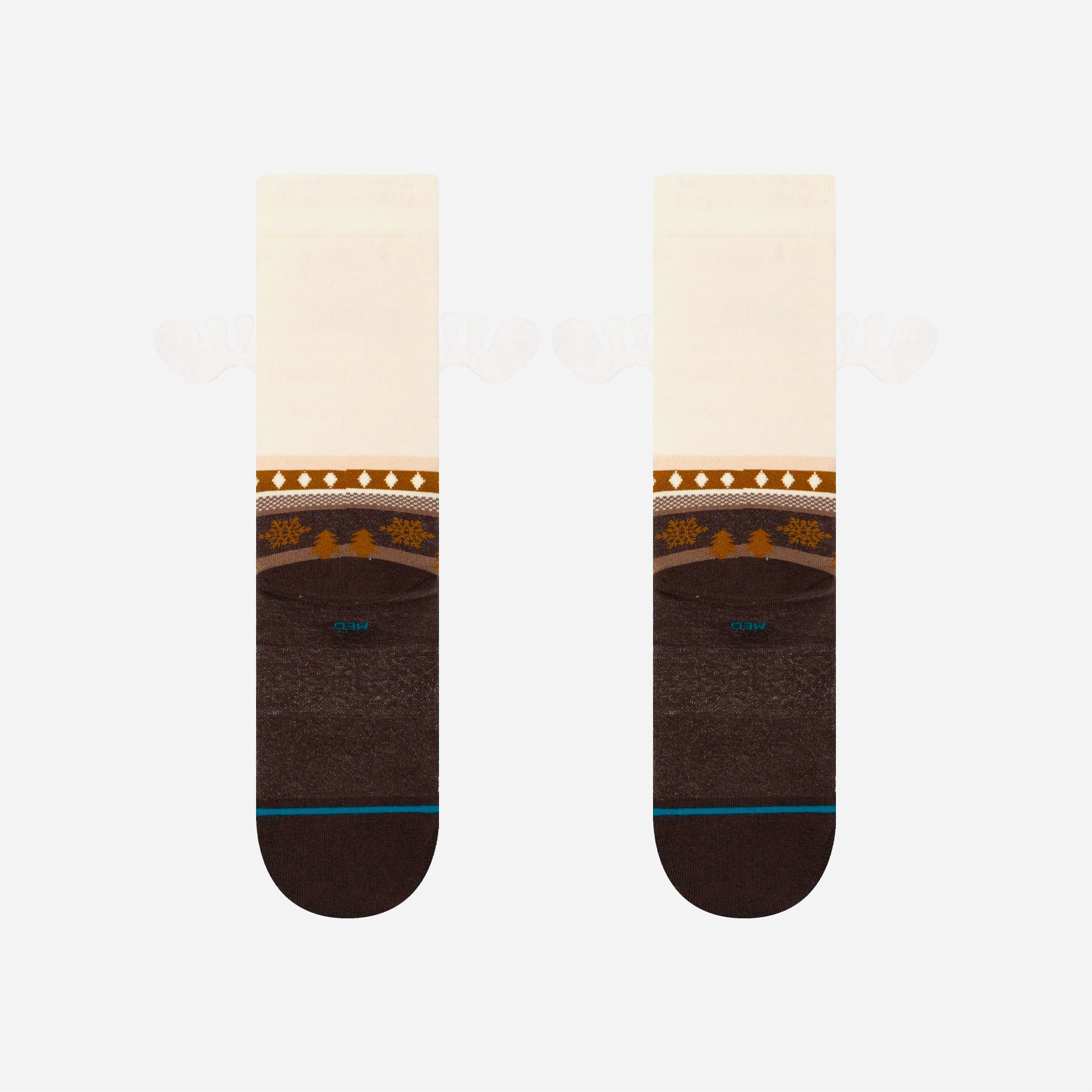 Stance - Have Some Eggnog Crew - Dark Brown