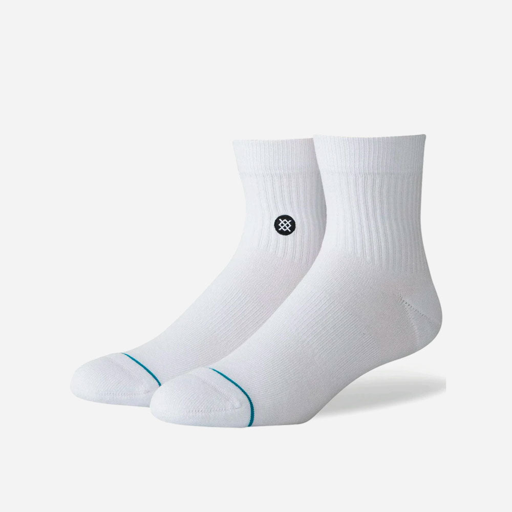STANCE - ICON QUARTER 3 PACK - White