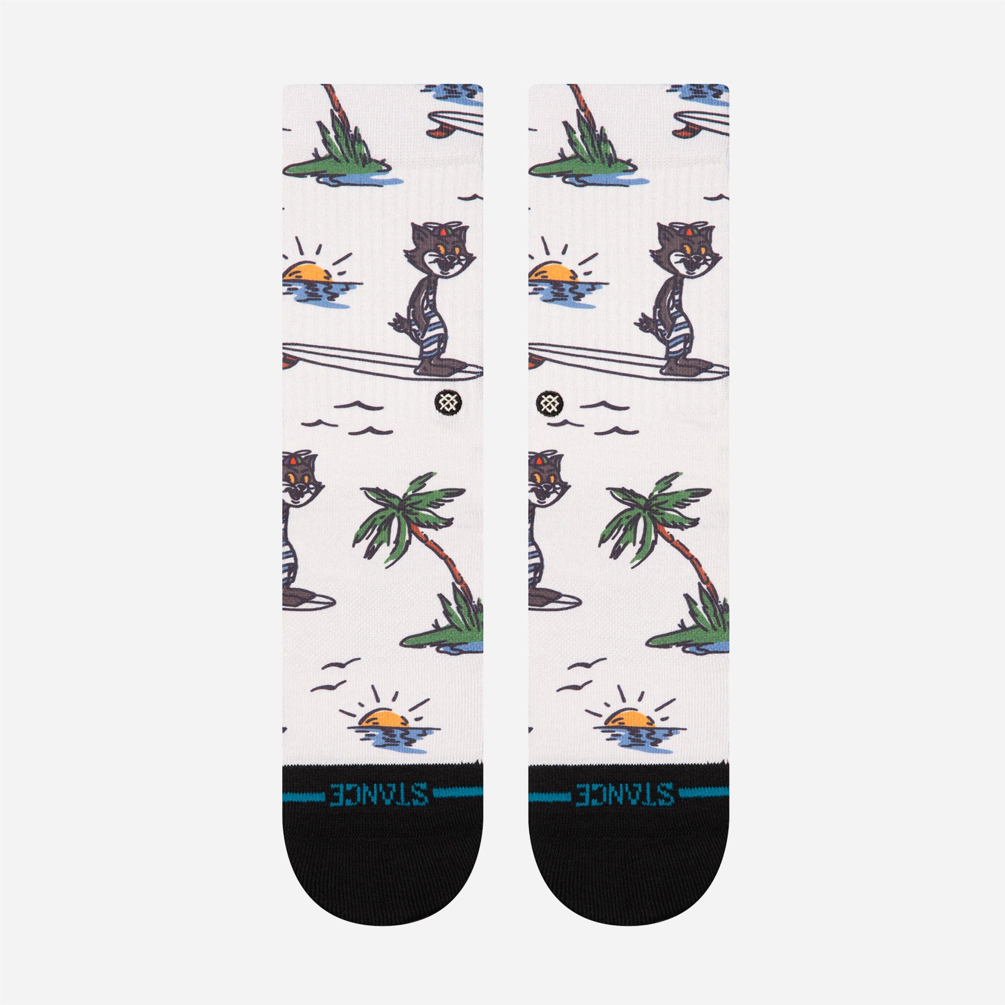 Stance - Kool Katz Surf Crew Socks - Canvas