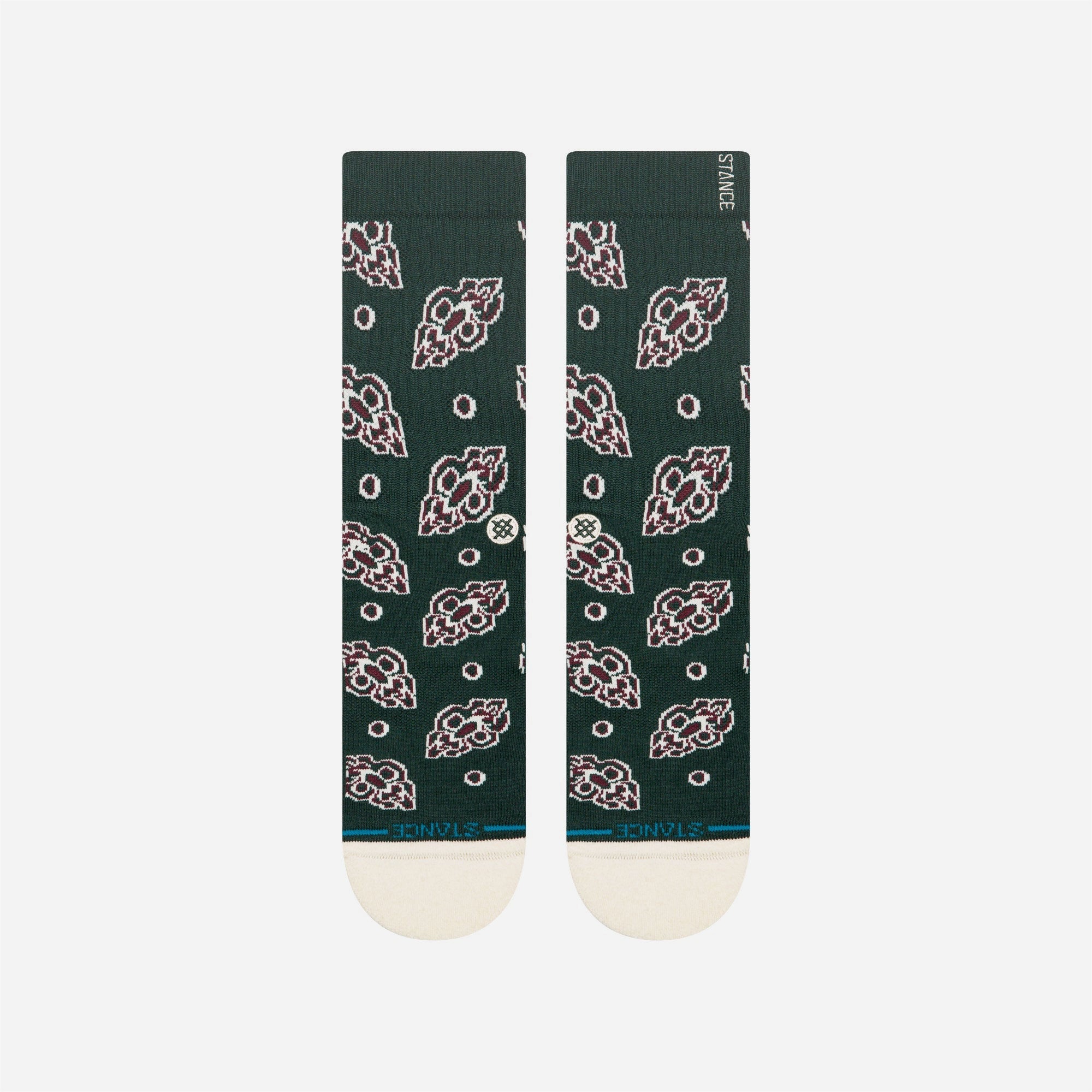 Stance - Pine Brocade Crew - Pine