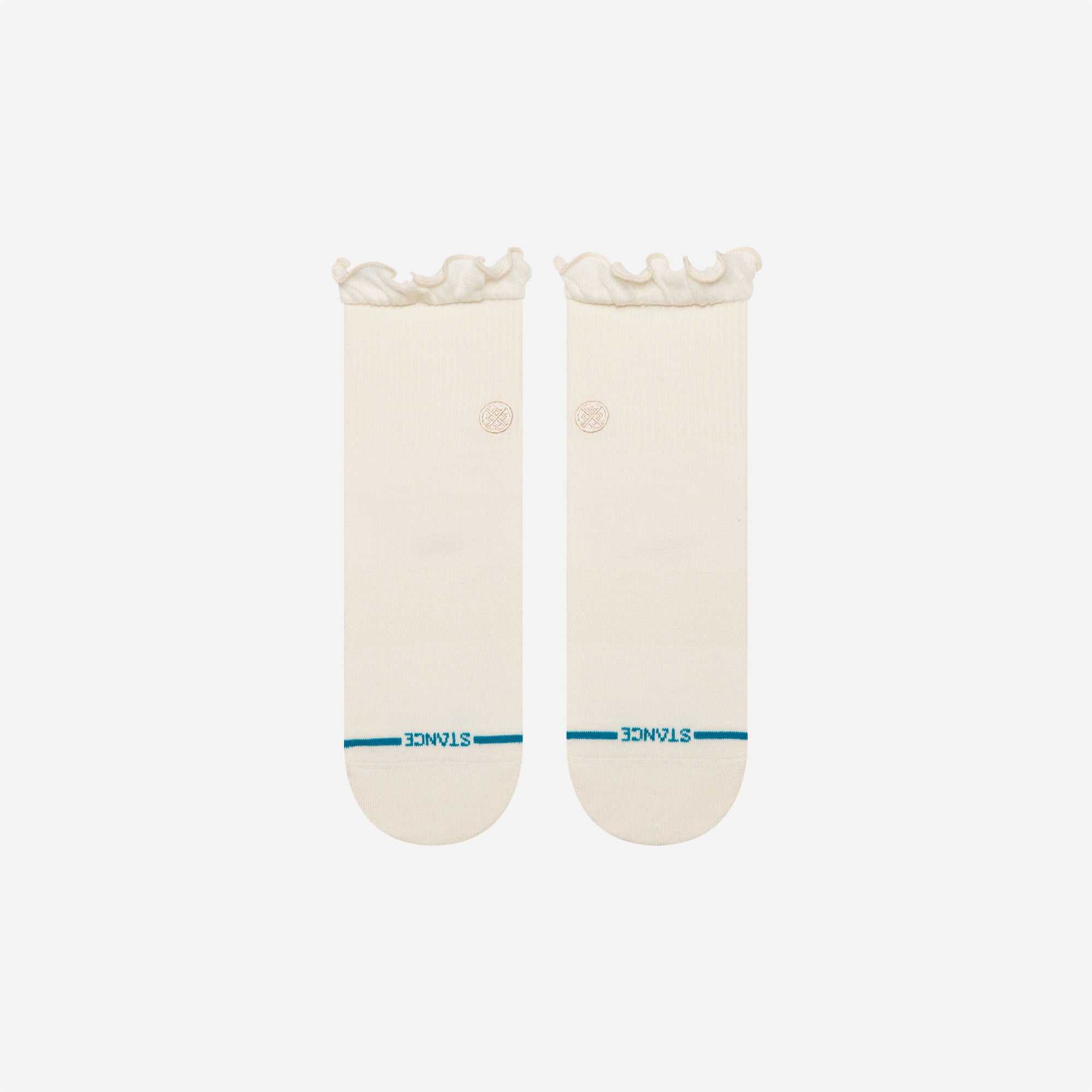 Stance - Ruffle icon Quarter - Ivory