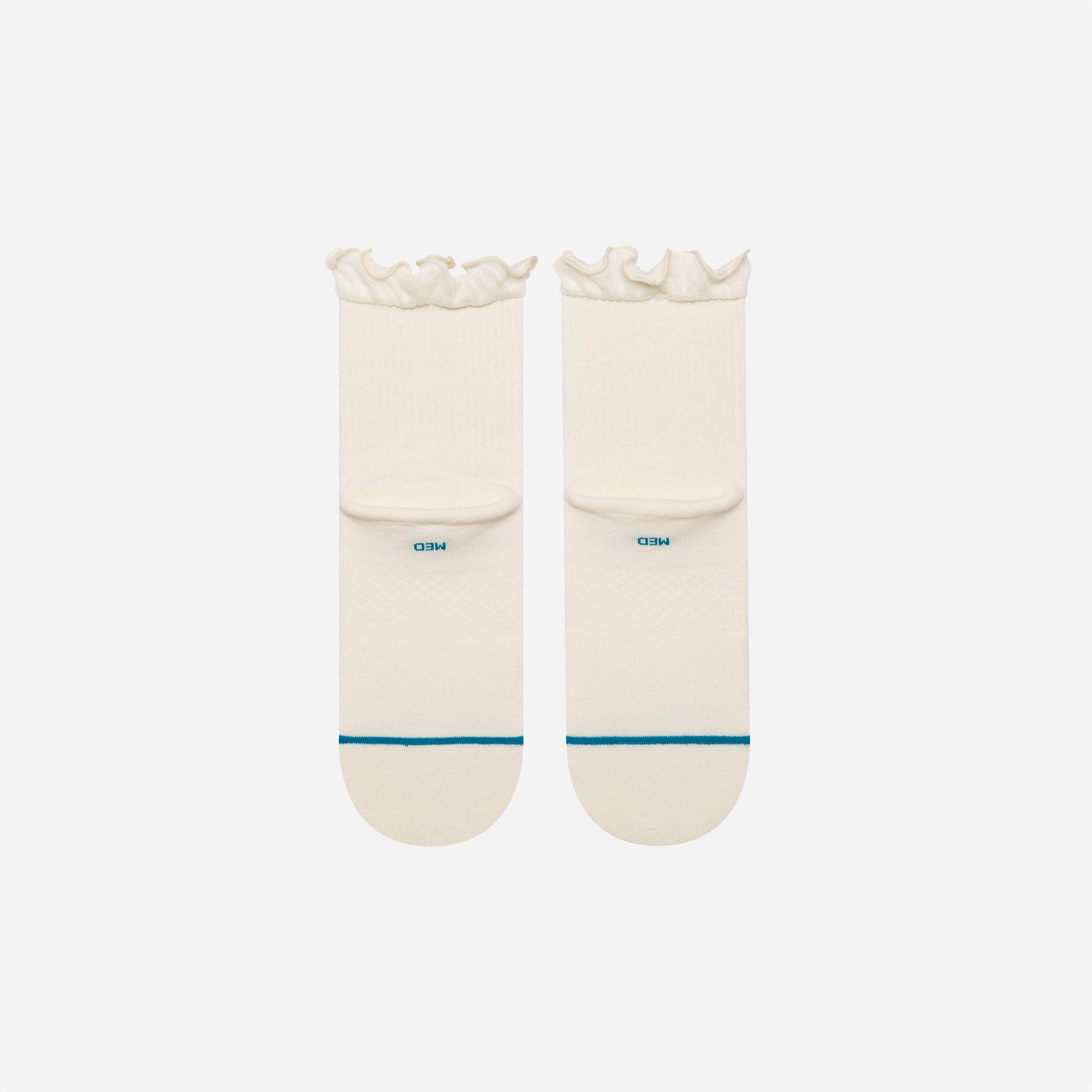 Stance - Ruffle icon Quarter - Ivory