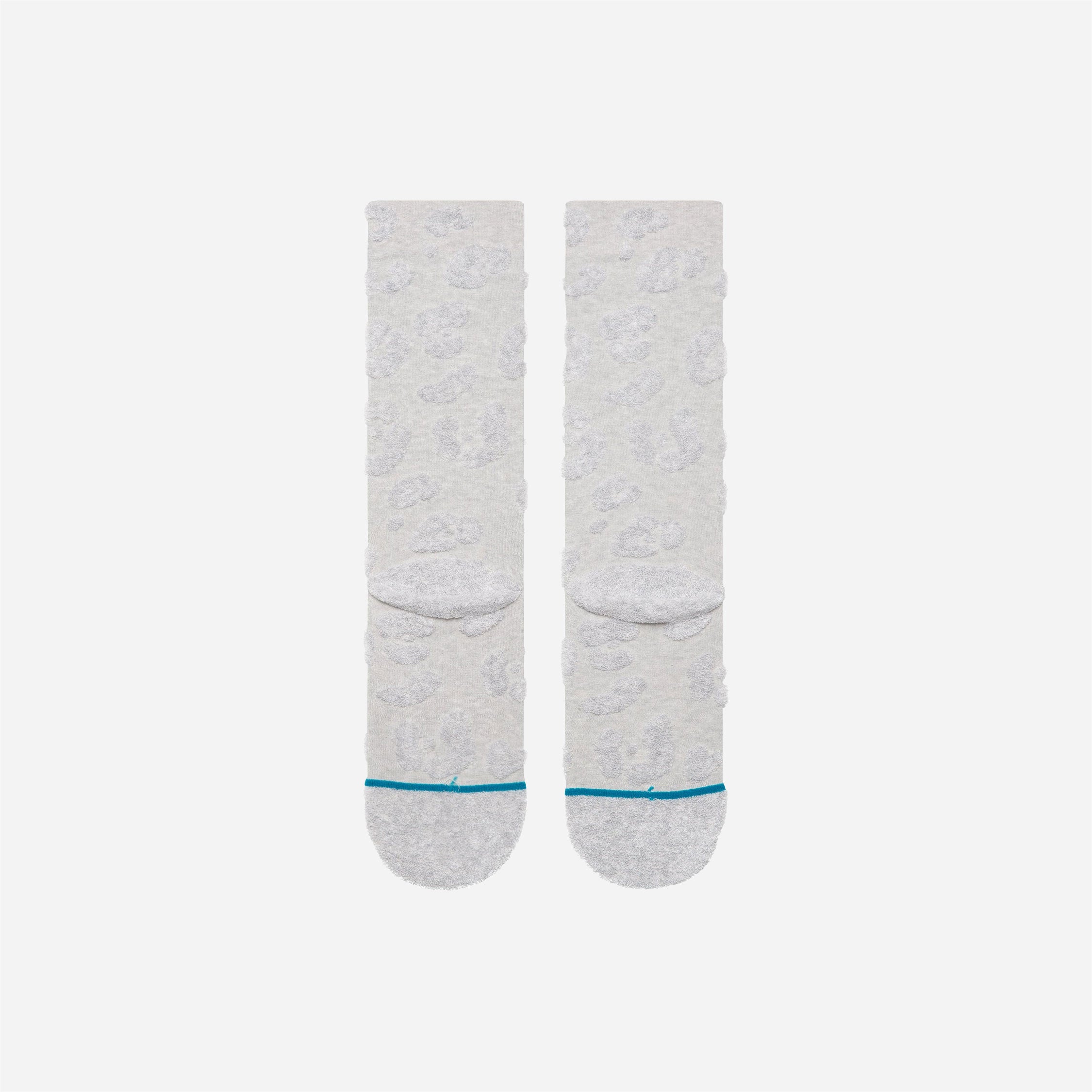 Stance - Terry Cheetah Crew - Heather Grey