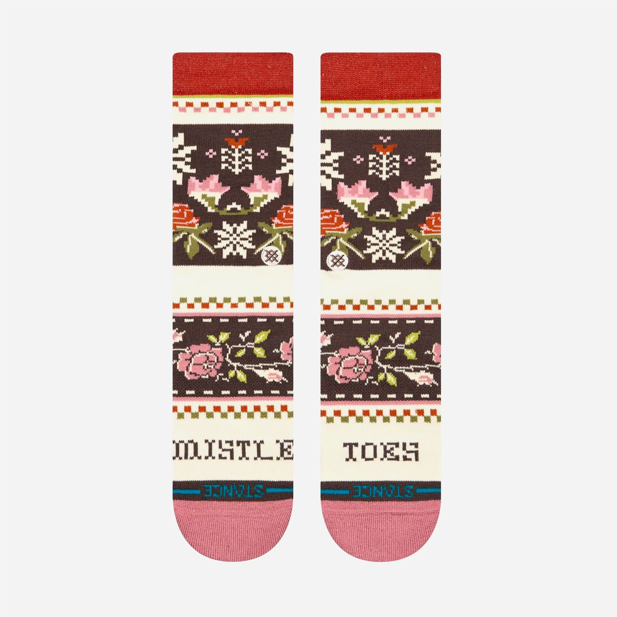 Stance - Mistling Toes Crew - Dusty Rose