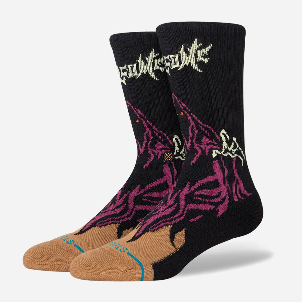 STANCE - WELCOME SKELLY CREW SOCK - Black