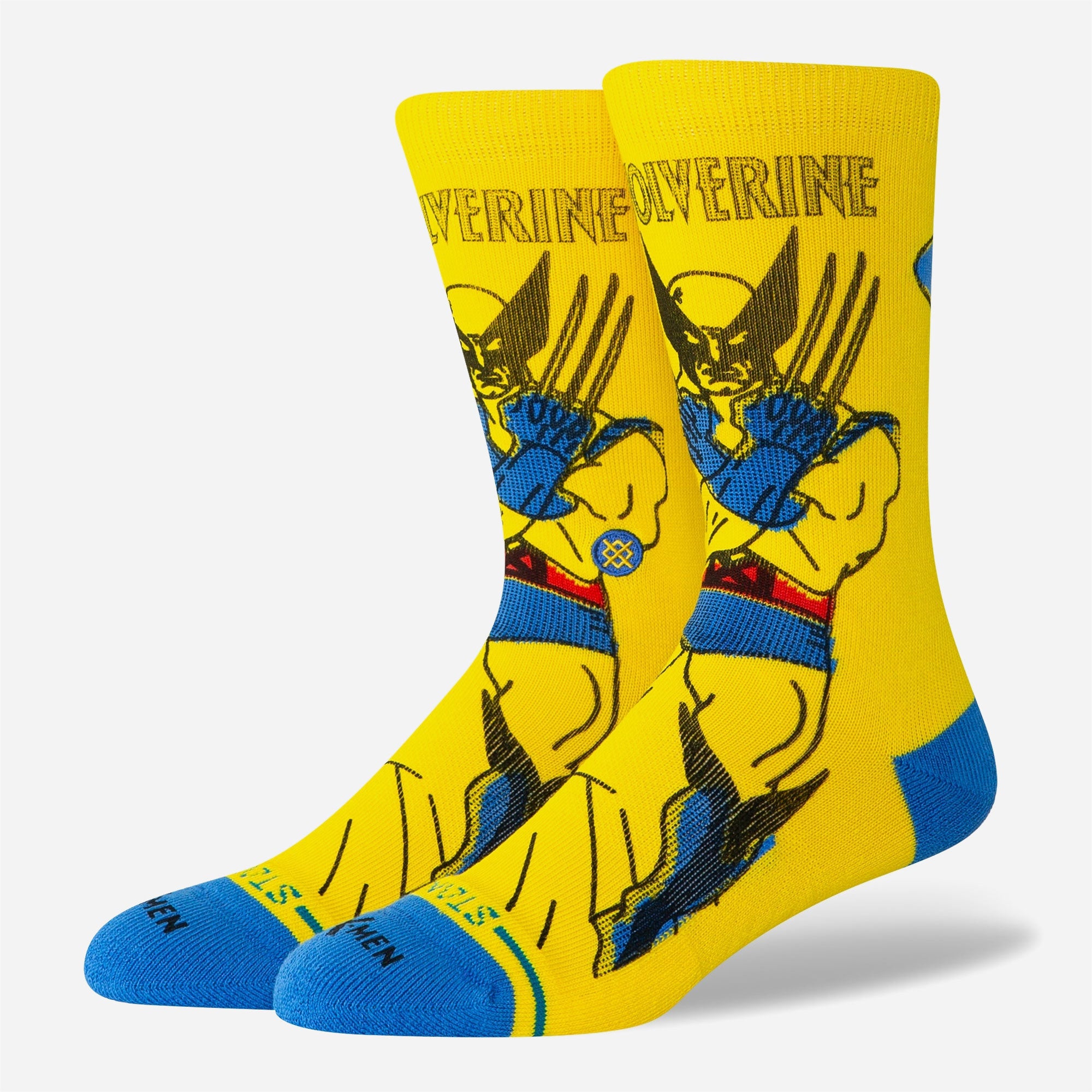 Stance x Marvel - Wolverine Crew Sock - Yellow