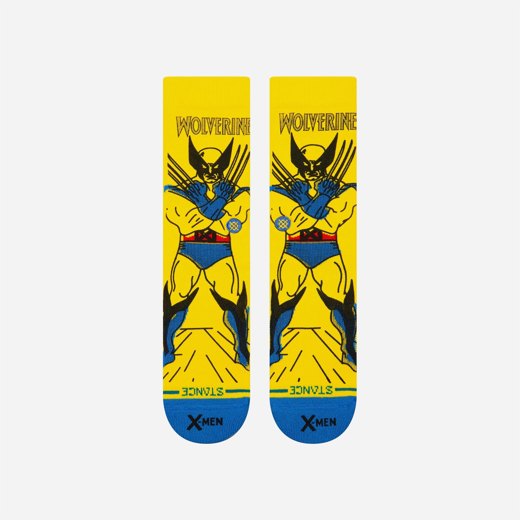 Stance x Marvel - Wolverine Crew Sock - Yellow