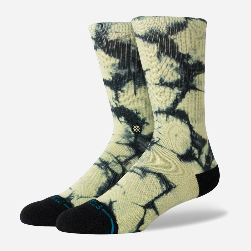 Stance - Well Worn Crew Sock - Green Black