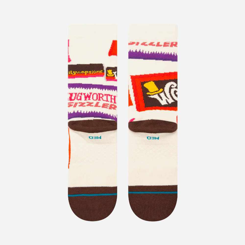 Stance - Wonka Bars Crew Sock - Brown