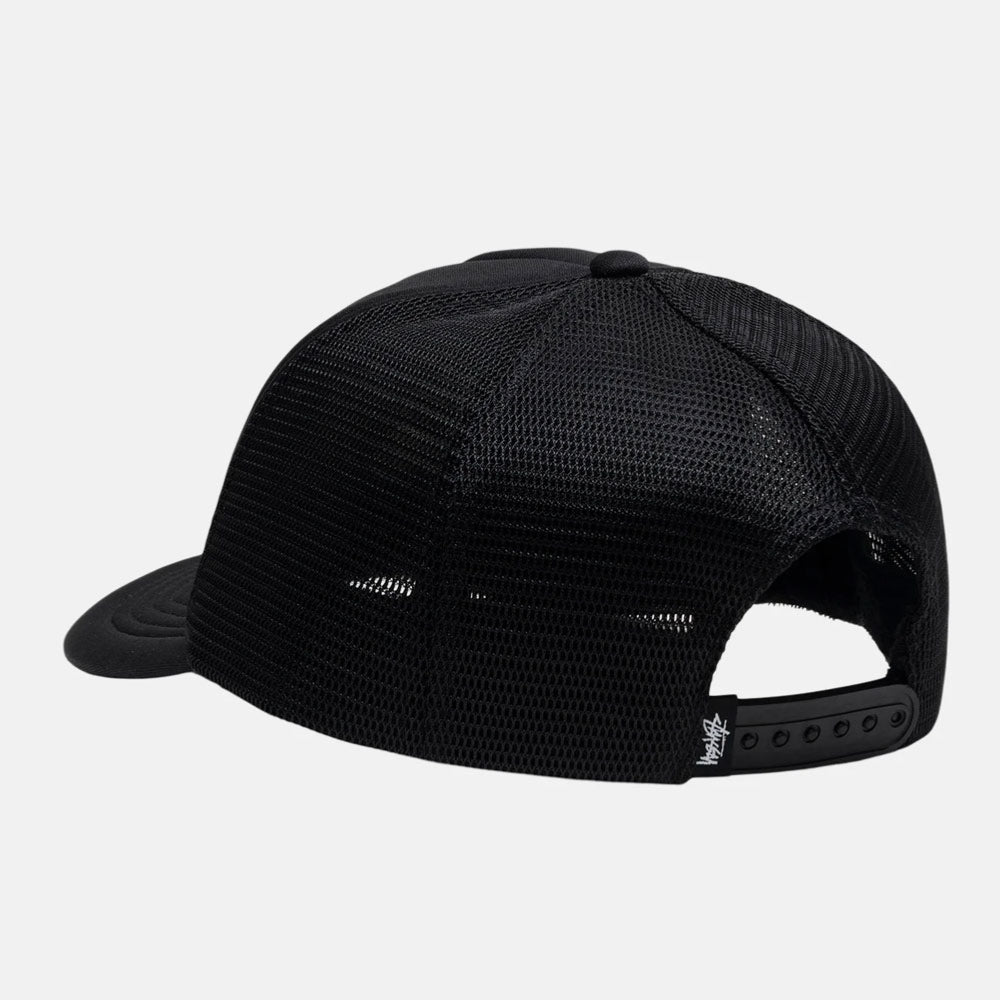 Stussy - 8 Ball Trucker Cap - Black