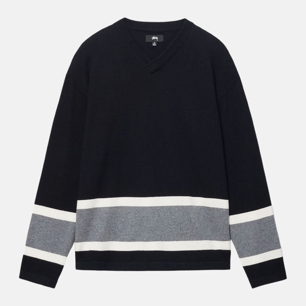 Stussy - Hockey Sweater - Black