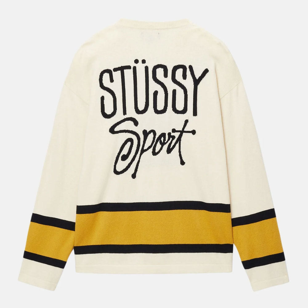 Stussy - Hockey Sweater - Natural