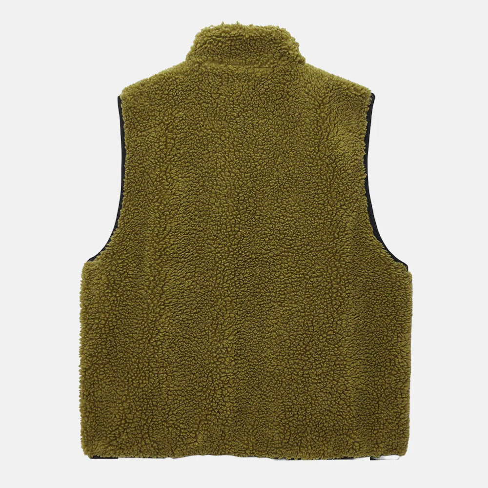 Stussy - Sherpa Reversible Vest - Olive