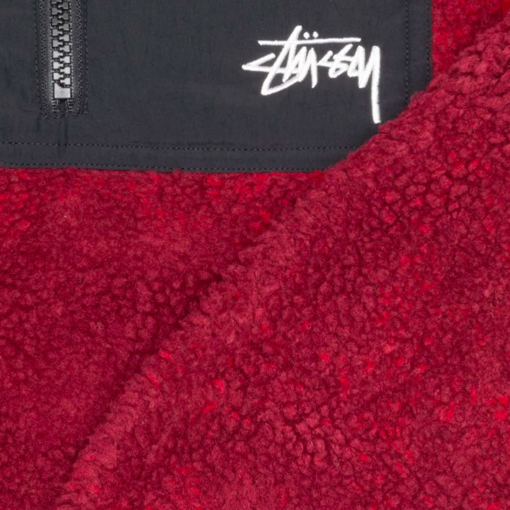 Stussy - Reversible Sherpa Jacket - Lava