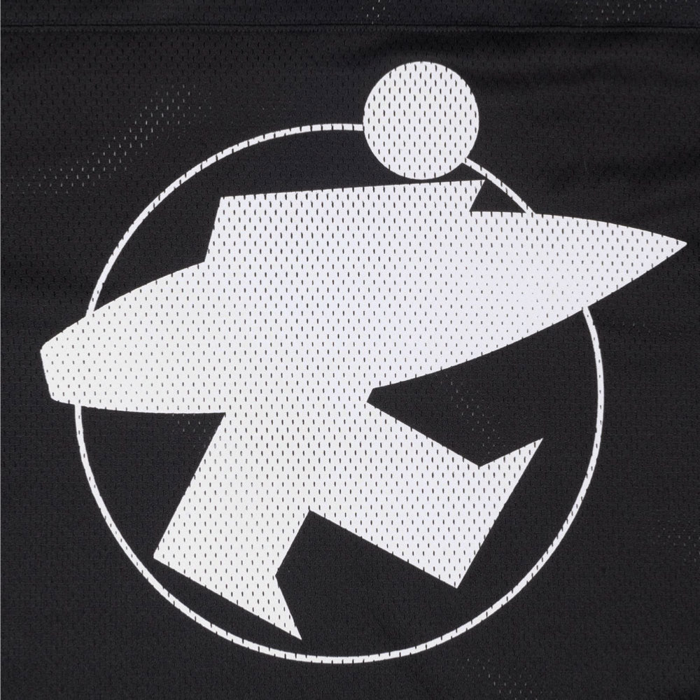 Stussy - Surfman Mesh Football Jersey - Black
