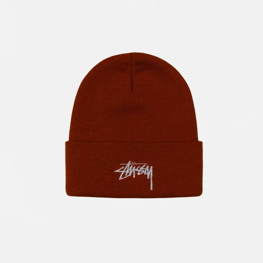 Stussy - Stock Cuff Beanie - Pumpkin