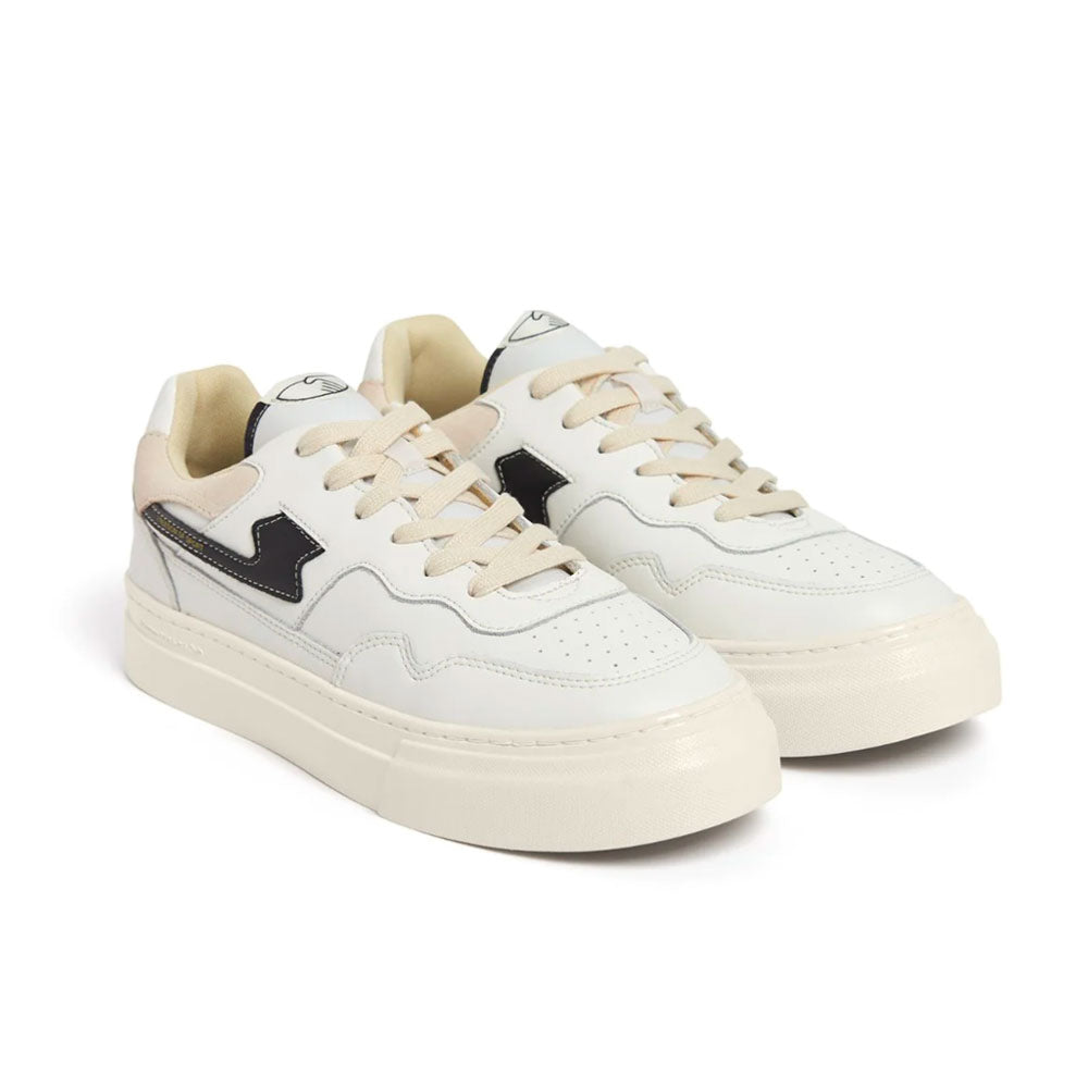 Stepney Workers Club - Pearl S -Strike Leather - White Black