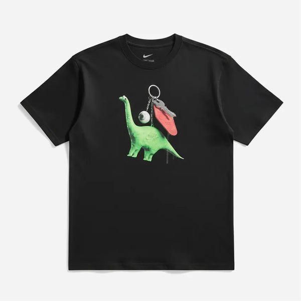 Nike SB Dino Keychain T-Shirt Black - Cotton Loose & Fun