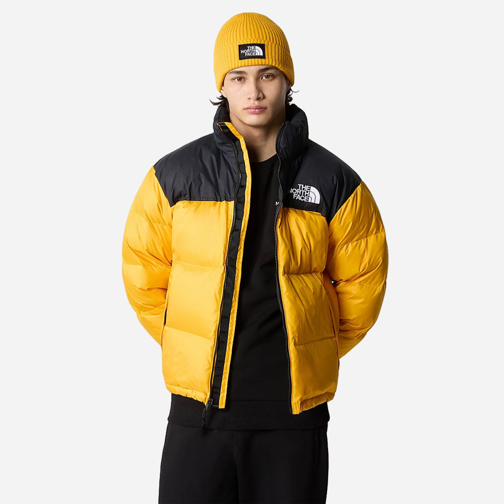 THE NORTH FACE - 1996 RETRO NUPTSE JACKET -  Summit Gold - TNF Black