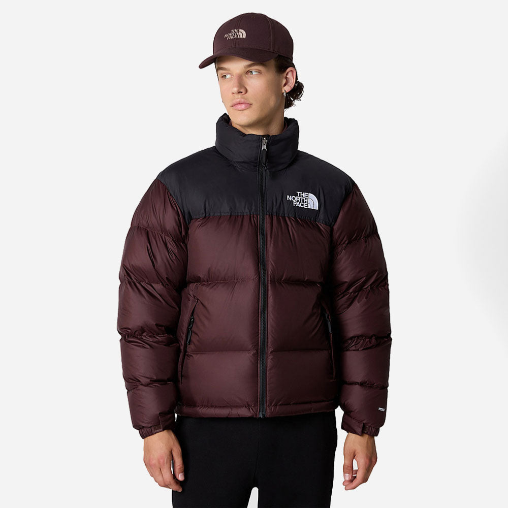 The North Face - 1996 Retro Nuptse Jacket - Coal Brown - TNF Black