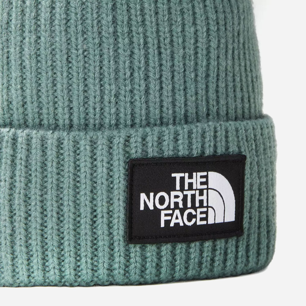 The North Face - Logo Box Cuff Beanie - Dark Sage